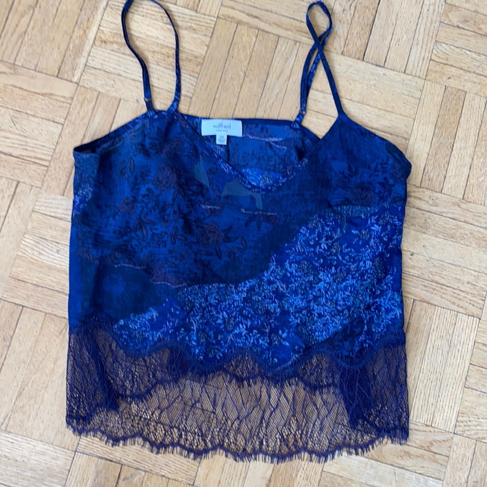 Stunning 100% Silk Wilfred for Aritzia Tank-top